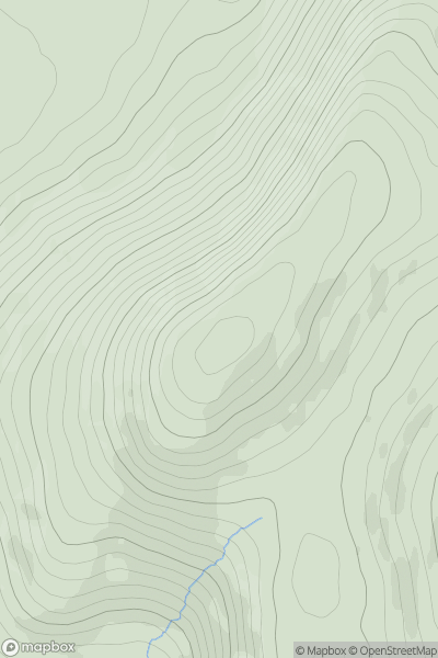 Thumbnail image for Knockmore (An Cnoc Mor) showing contour plot for surrounding peak
