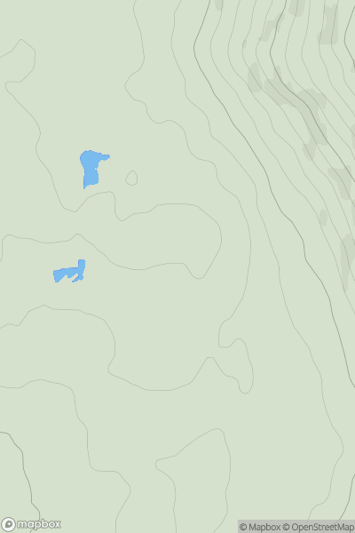 Thumbnail image for Clogrennan Hill (Rossmore Hill) (Cnoc Chloch Grianain) showing contour plot for surrounding peak
