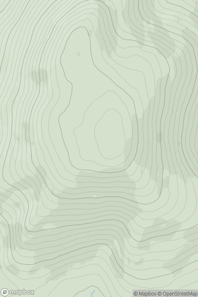 Thumbnail image for Killurly (Killonecaha Hill) showing contour plot for surrounding peak