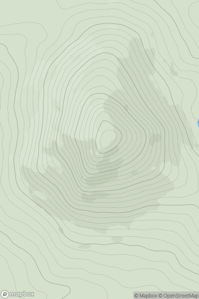 Thumbnail image for Knockatee (Cnoc an tSi) showing contour plot for surrounding peak
