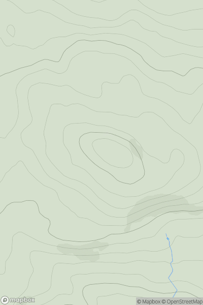 Thumbnail image for Carnearny (Tobernaveen Hill) (Carn Eireann) showing contour plot for surrounding peak