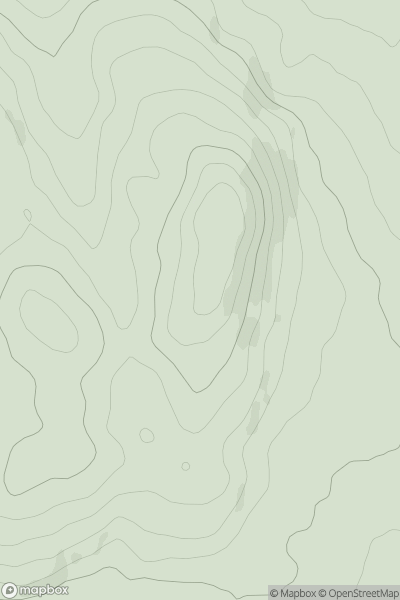 Thumbnail image for Cullenagh Mountain (Sliabh Chuileannai) showing contour plot for surrounding peak