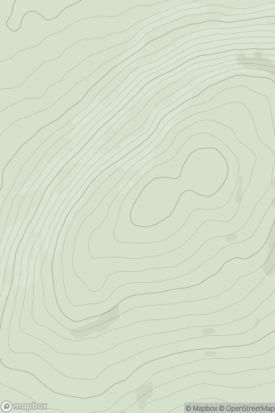Thumbnail image for Gibbet Hill (Cnoc na Croiche) showing contour plot for surrounding peak