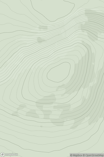 Thumbnail image for Cnoc Fola (Bloody Foreland) showing contour plot for surrounding peak