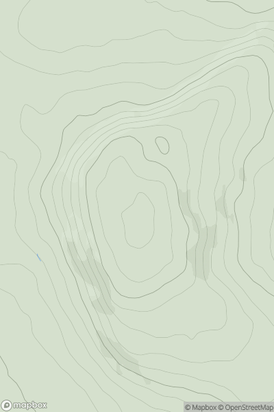 Thumbnail image for Knockmannon Hill showing contour plot for surrounding peak