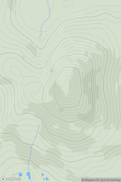 Thumbnail image for Cashel Hill (Cnoc an Chaisil) showing contour plot for surrounding peak