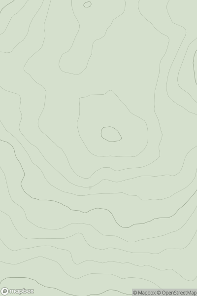 Thumbnail image for Woodcock Hill (Cnoc na gCrebhar) showing contour plot for surrounding peak
