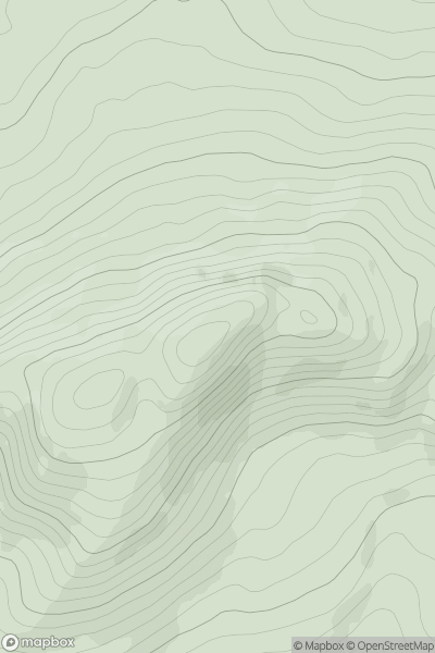 Thumbnail image for An Bheann Mhor (Derry Hill) showing contour plot for surrounding peak