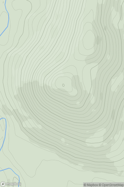 Thumbnail image for Knockchree (Cnoc Croidh) showing contour plot for surrounding peak