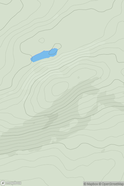 Thumbnail image for Derrylahard East (Derrylahard Hill) showing contour plot for surrounding peak