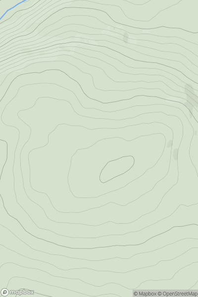 Thumbnail image for Cashloura (Maulanimirish Hill) showing contour plot for surrounding peak