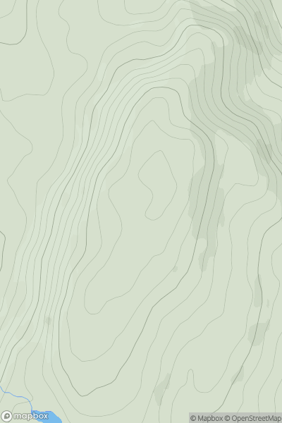 Thumbnail image for Sliabh an tSratha Greadaithe (Stragraddy Mountain) showing contour plot for surrounding peak