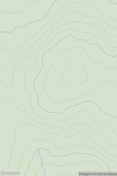 Thumbnail image for Mongorry Hill (Cnoc Mhoin Ghofraidh) showing contour plot for surrounding peak