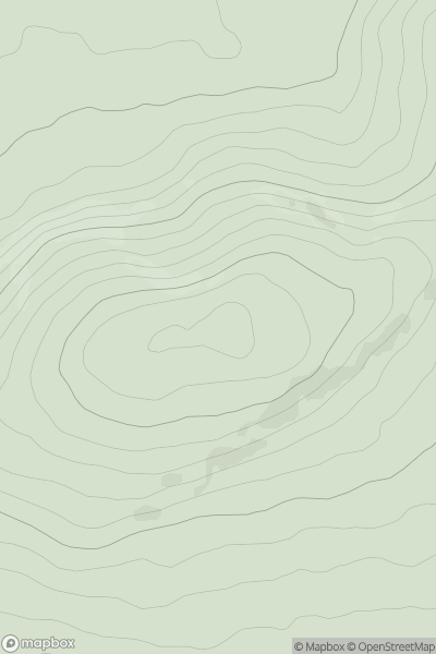 Thumbnail image for Corn Hill (Carn Clainne Aodha) showing contour plot for surrounding peak