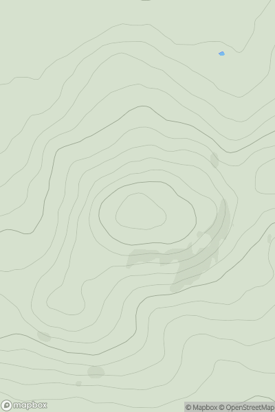 Thumbnail image for Slieve na Calliagh (Sliabh na Cailli) showing contour plot for surrounding peak