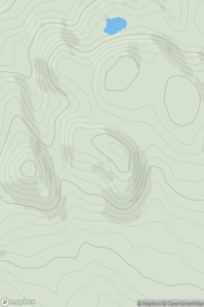 Thumbnail image for Slieve Daeane (Sliabh Da Ean) showing contour plot for surrounding peak