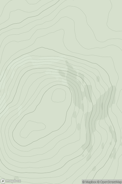 Thumbnail image for Slievecoiltia (Sliabh Coltair) showing contour plot for surrounding peak