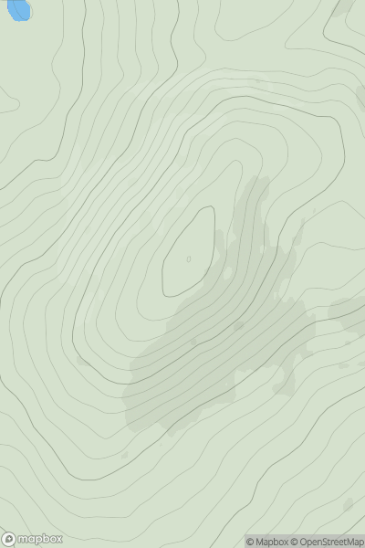 Thumbnail image for Cruach Leac Chonaill (Croaghleconnell) showing contour plot for surrounding peak