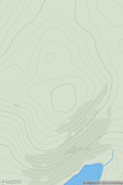 Thumbnail image for Holywell Hill (Cnoc an Tobair) showing contour plot for surrounding peak