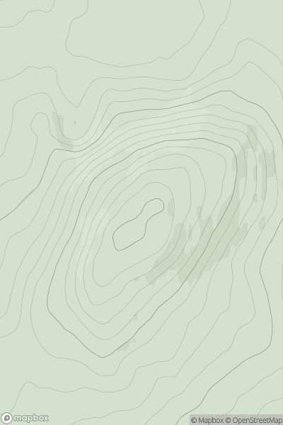 Thumbnail image for Bruse Hill (Sliabh Bruis) showing contour plot for surrounding peak