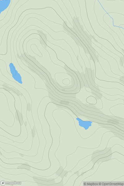 Thumbnail image for Croaghegly showing contour plot for surrounding peak