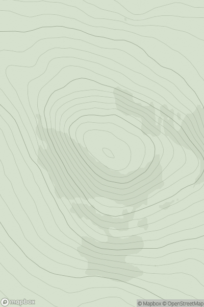Thumbnail image for Bunmore (Bunmore West) (An Bun Mor) showing contour plot for surrounding peak