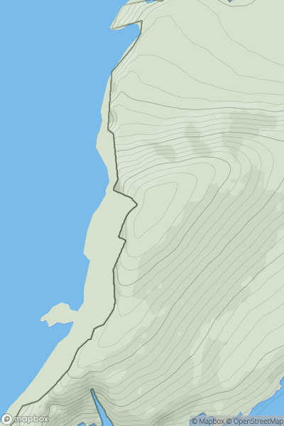 Thumbnail image for Bray Head (Foiltagarriff) (Ceann Bhreagha) showing contour plot for surrounding peak
