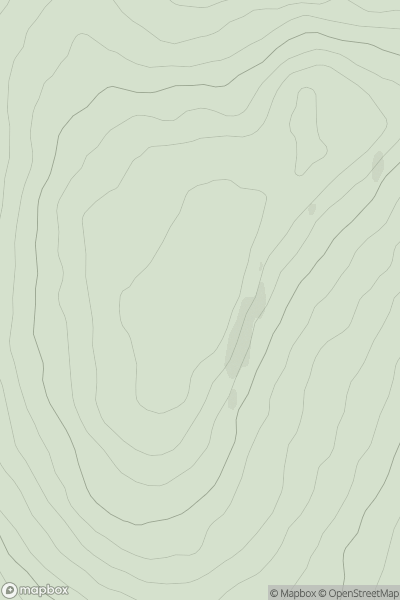 Thumbnail image for Knockaghaleague (Ballycastle Hill) (Cnoc Achadh Liag) showing contour plot for surrounding peak