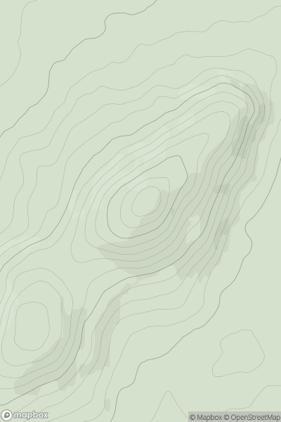 Thumbnail image for Carrickbyrne Hill (Carraig Bhrain) showing contour plot for surrounding peak