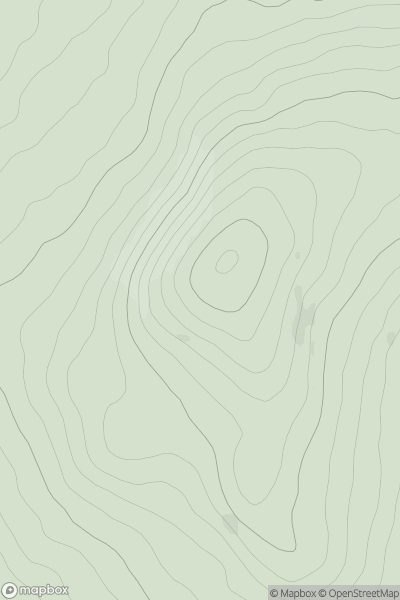 Thumbnail image for Croaghan Hill (Cruachan) showing contour plot for surrounding peak