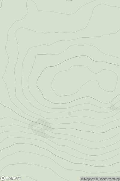 Thumbnail image for Maulin Mountain (Malainn) showing contour plot for surrounding peak
