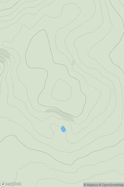 Thumbnail image for Cairngaver (Carn Geamhair) showing contour plot for surrounding peak