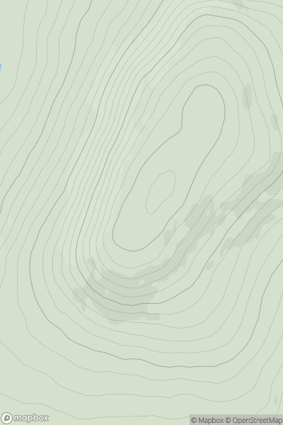 Thumbnail image for Krinnuck (Doogort Hill) (Cruinneog) (Dumha Goirt) showing contour plot for surrounding peak