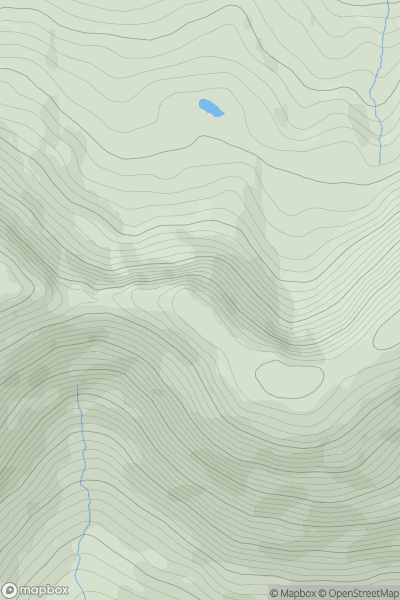 Thumbnail image for Tievummera (Sheeffry Hills) (Taobh Iomaire) showing contour plot for surrounding peak