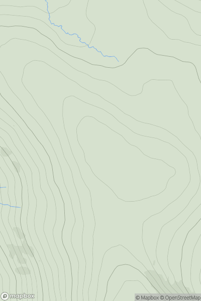 Thumbnail image for Table Mountain showing contour plot for surrounding peak