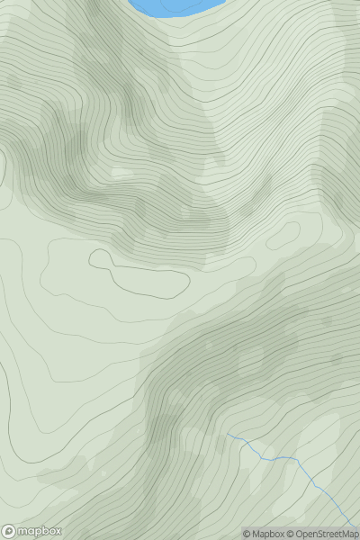 Thumbnail image for Beennabrack (Macha na gCab) showing contour plot for surrounding peak