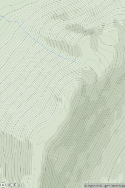 Thumbnail image for Magairli an Deamhain (Devilsmother Far North Top) showing contour plot for surrounding peak