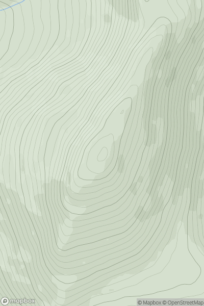 Thumbnail image for Caherbla (Ballyarkane Oughter) (Cathair Bhlath) showing contour plot for surrounding peak