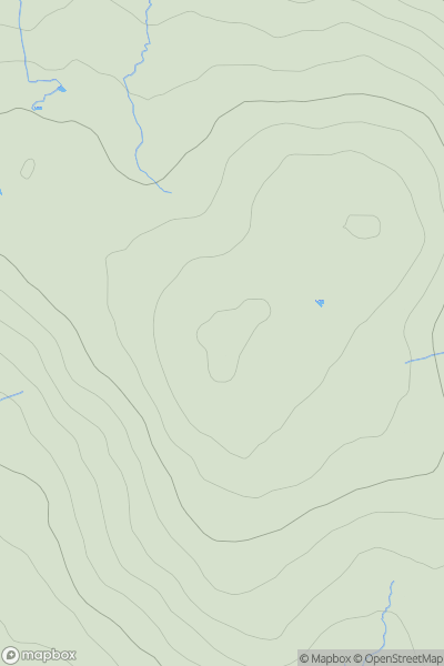 Thumbnail image for Glendoo Mountain (Log na hEala) showing contour plot for surrounding peak