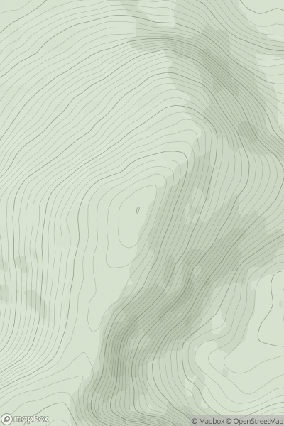 Thumbnail image for Gullaba Hill (Cnoc Ghullaba) showing contour plot for surrounding peak