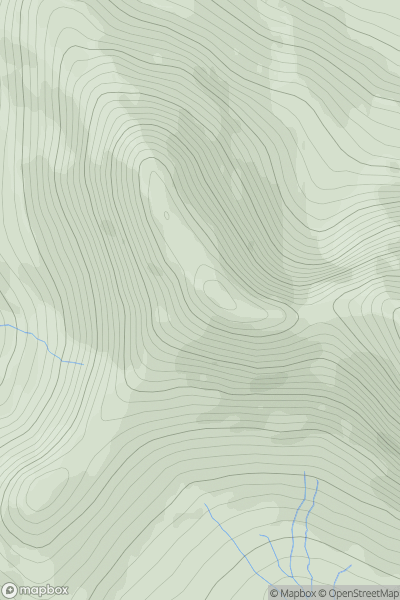 Thumbnail image for Maumonght (Mam Uchta) showing contour plot for surrounding peak