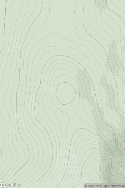 Thumbnail image for Stoney Top showing contour plot for surrounding peak