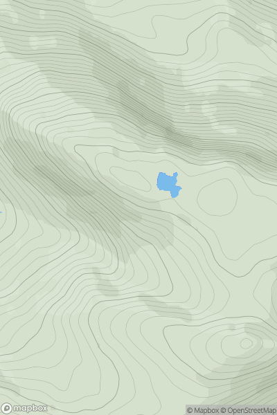 Thumbnail image for Benchoona (Binn Chuanna) showing contour plot for surrounding peak