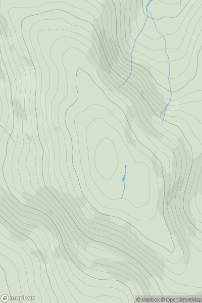 Thumbnail image for Penycloddiau showing contour plot for surrounding peak