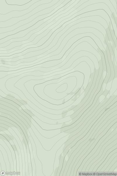 Thumbnail image for Mullaghclogher (Mullach Clochair) showing contour plot for surrounding peak