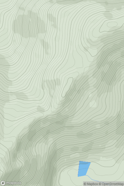 Thumbnail image for Caora Bhan (Sallagh) showing contour plot for surrounding peak