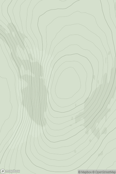 Thumbnail image for Sheeanmore showing contour plot for surrounding peak