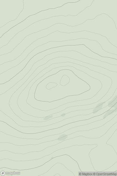 Thumbnail image for Knockagreenan showing contour plot for surrounding peak