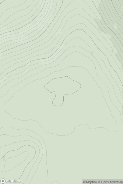 Thumbnail image for Aillwee showing contour plot for surrounding peak