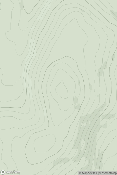 Thumbnail image for Mount Alto (Cnoc Ruairi) showing contour plot for surrounding peak